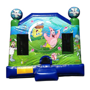 inflatable SpongeBob bouncy castle